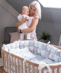 ComfortBaby Cuna de bebé / cama supletoria SmartTrip 5in1 - Natural